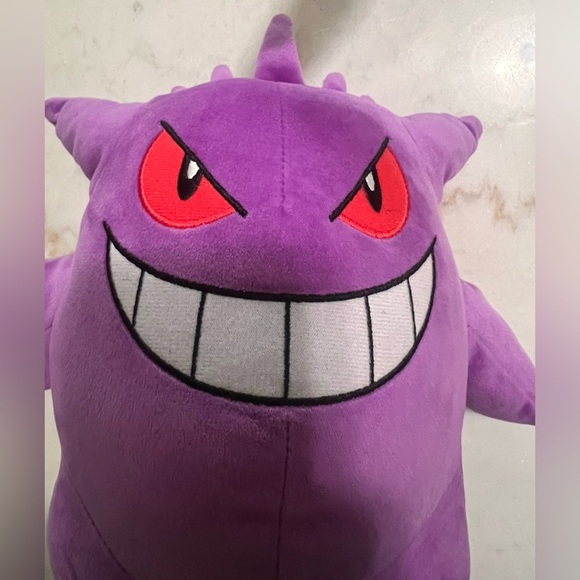Pokémon Gengar Plush by WCT Wicked Cool Toys Purple Ghost 12" Nintendo - Picture 6 of 6